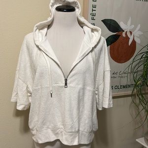 Club Monaco Terry 1/2 Zip Pullover